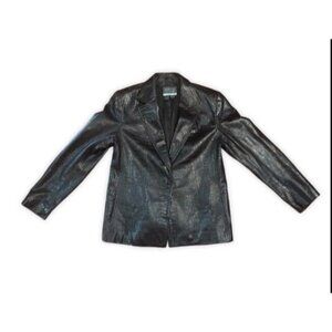 Lafayette 148 Leather Coat Size 12